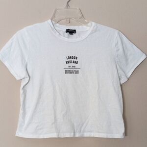ORIGINALITY London Crop Tee,size S